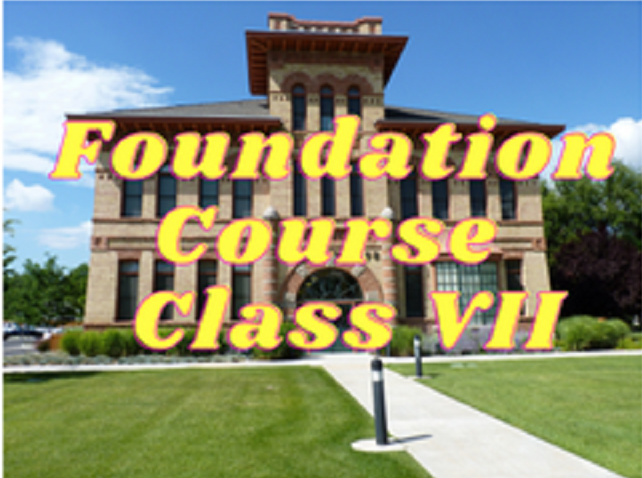 Foundation Course - Class VII